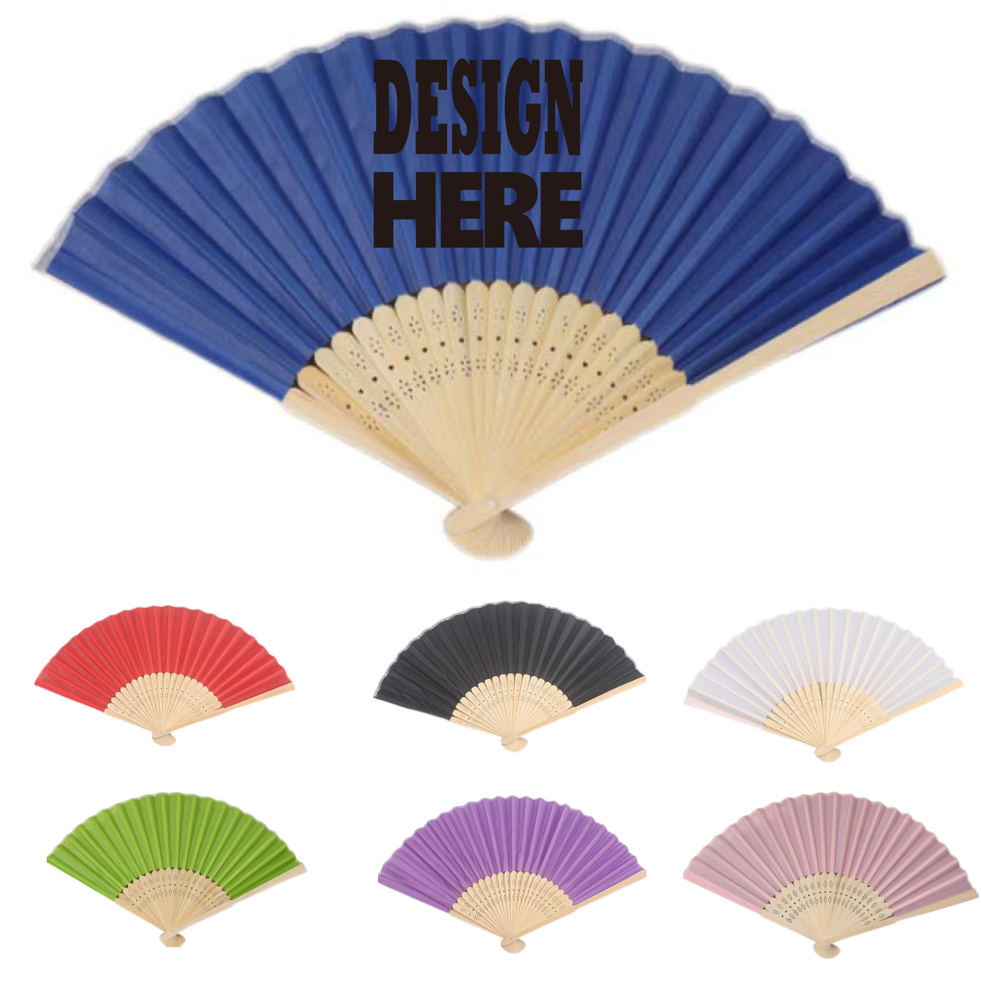 Polyester Folding Fan 1