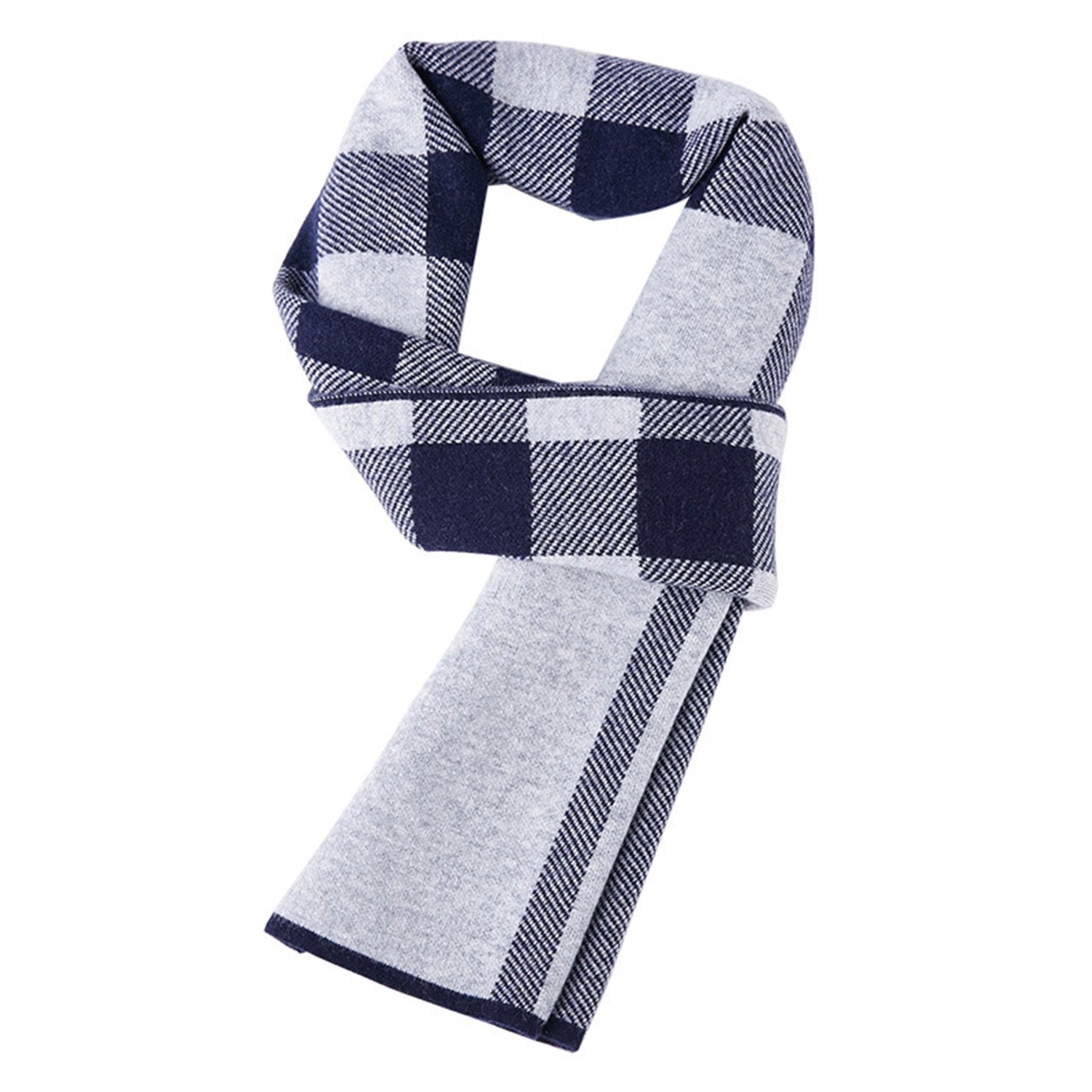 Striped Wool Scarf for Men 3