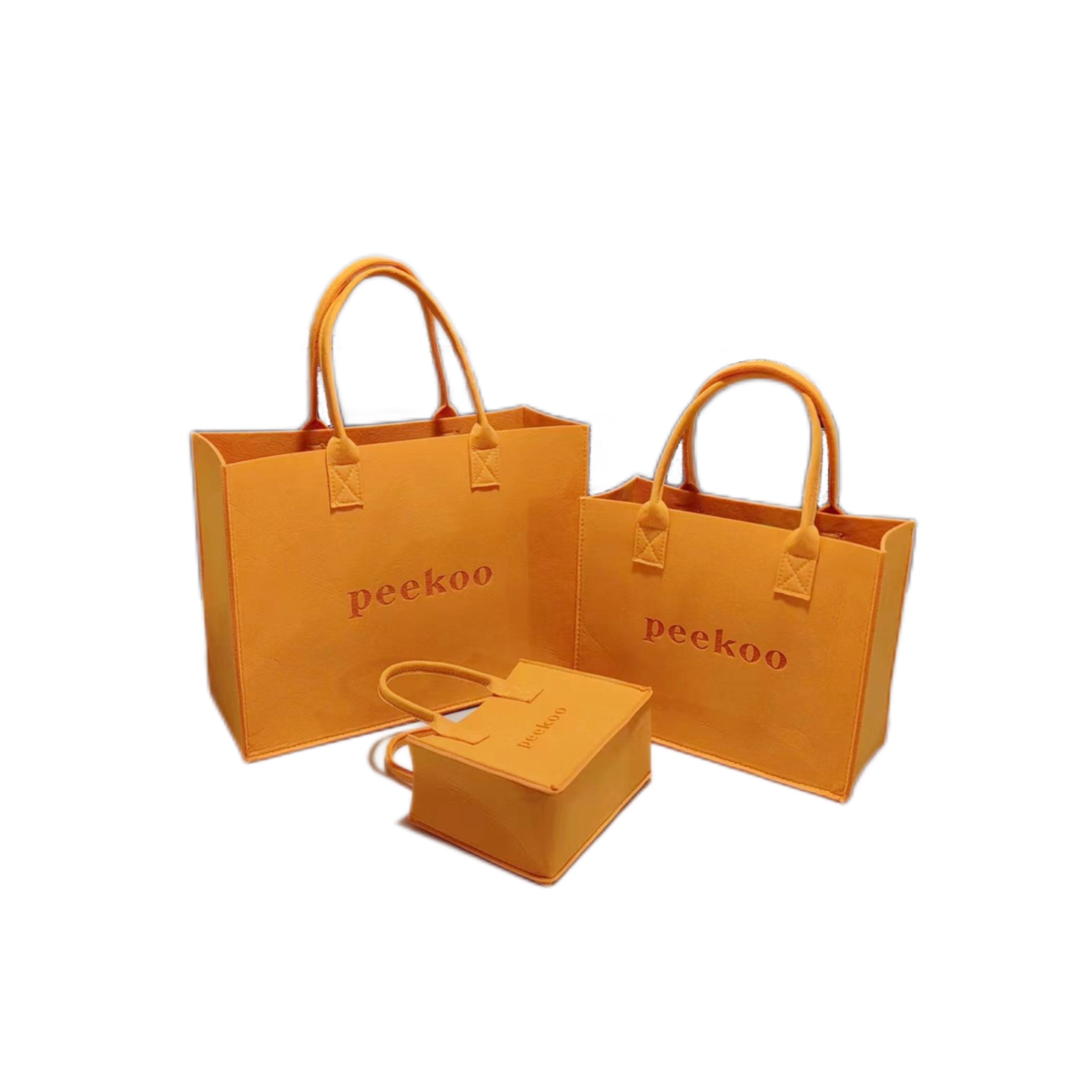 Felt Tote Bag (direct import) 2