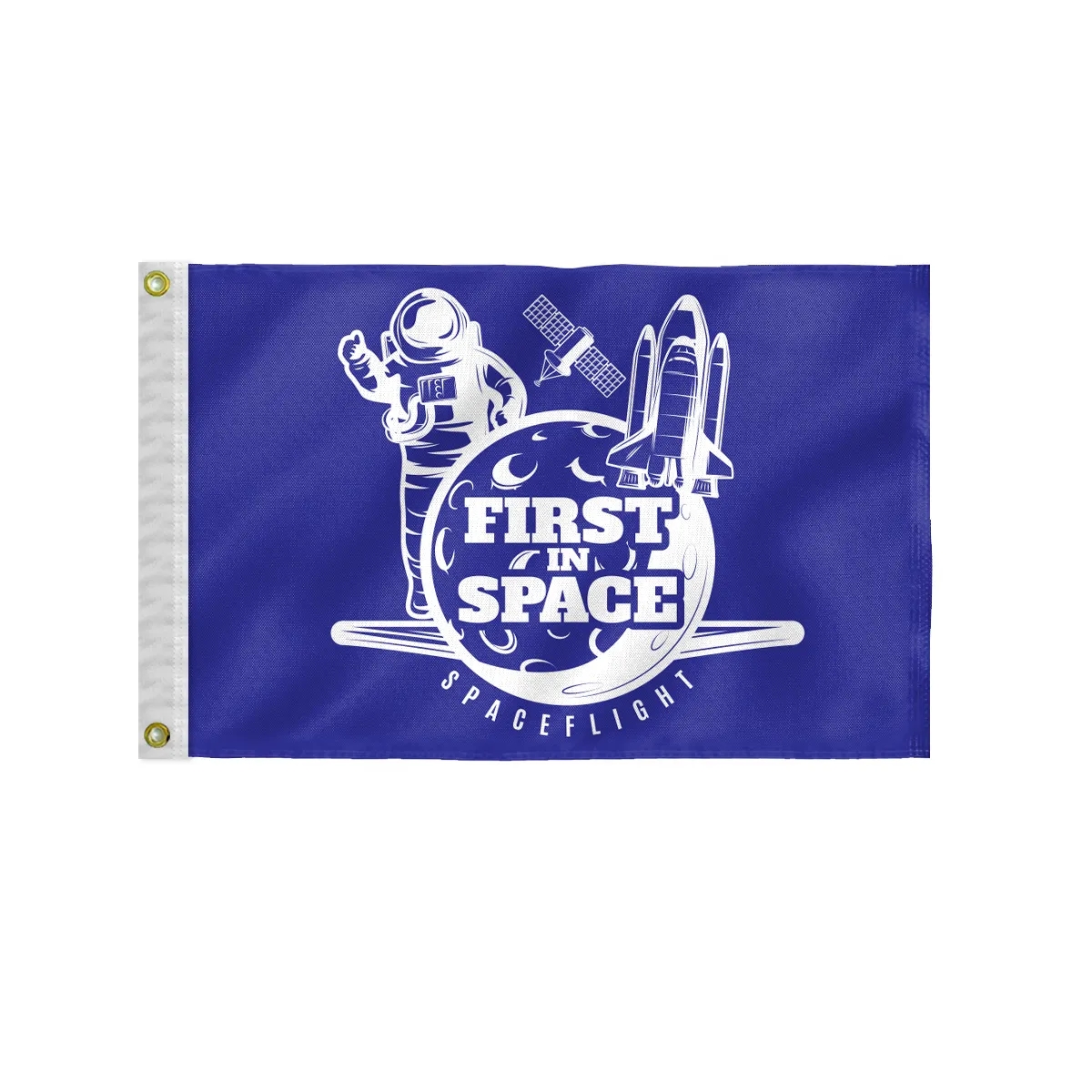 Custom Screen Sublimation Flag - 16" x 24" Canvas Poly 2