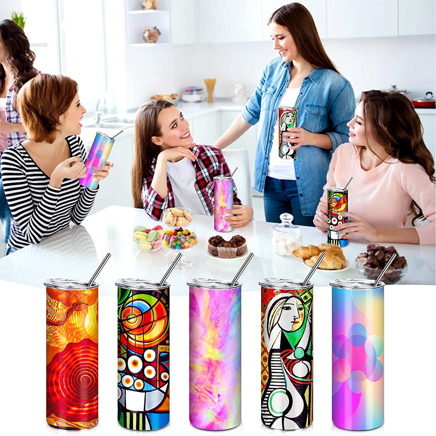 Simple And Elegant 20 Oz Insulating Stainless Steel Sublimation Tumbler 4