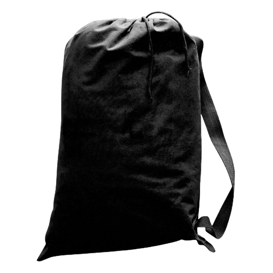 Custom 12 oz Cotton Canvas Laundry Bag w/ Drawstring - 19"W