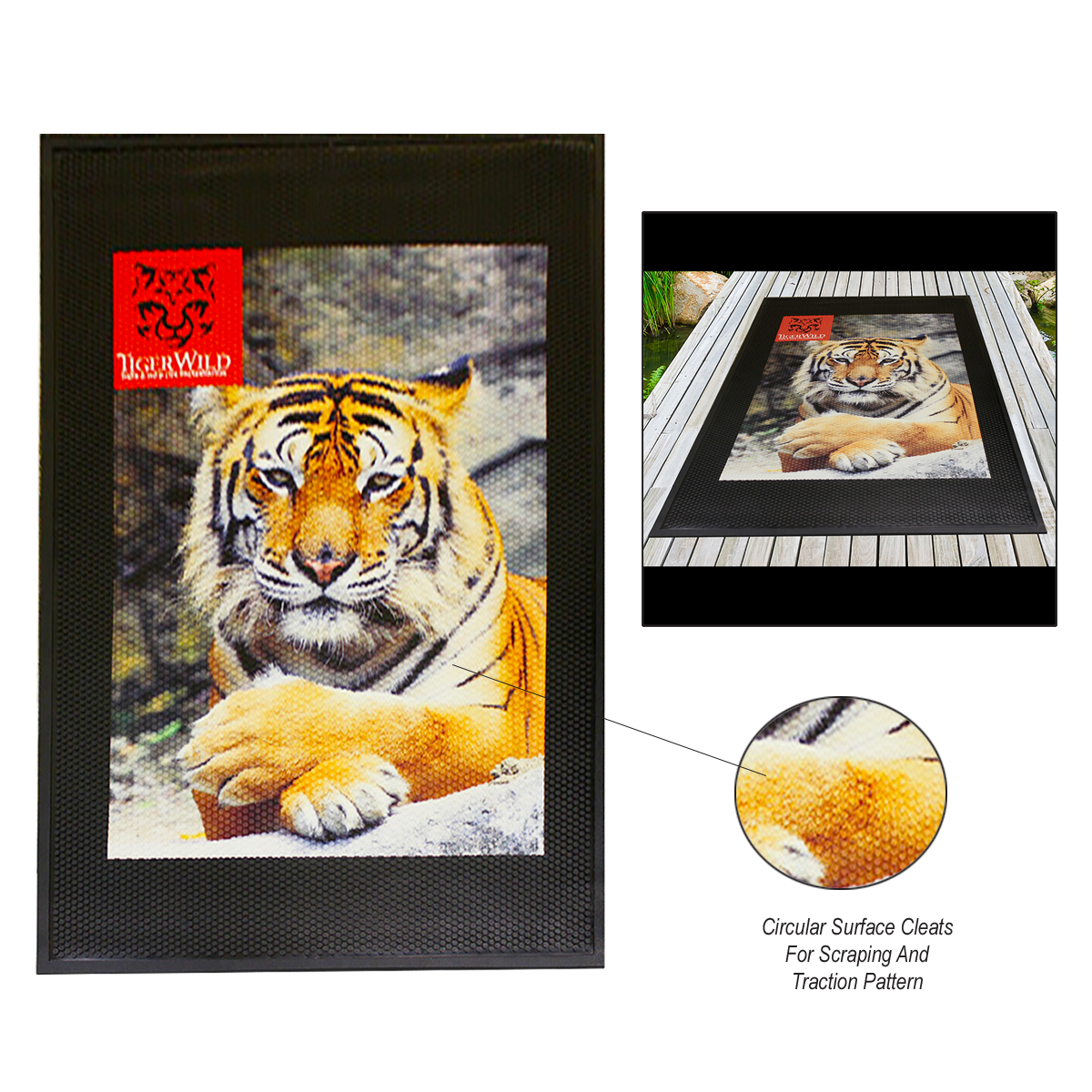 3' x 5' SuperScrape™ Impressions Indoor & Outdoor Floor Mat 3