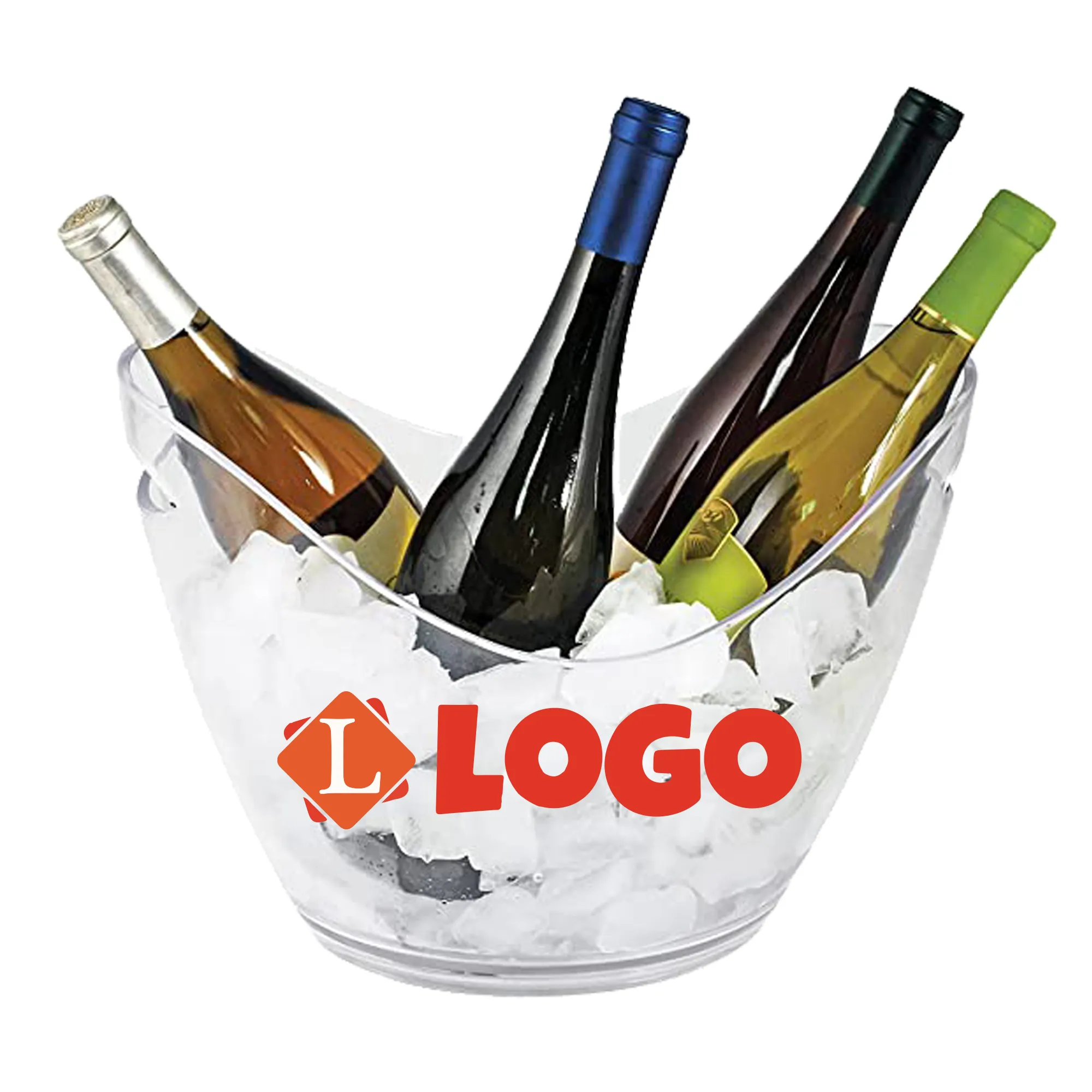 Ice Bucket Win Clear Acrylic 5L Plastic Tub