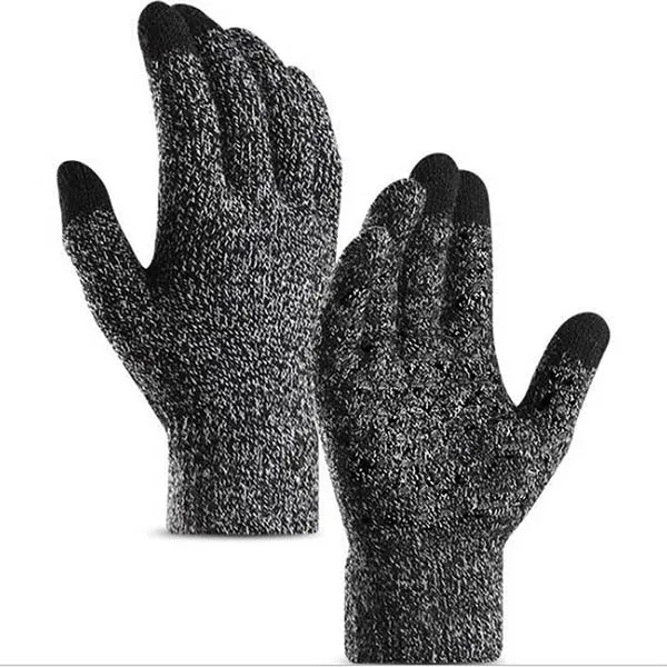 Winter Elastic Knit Touchscreen Gloves For Adults 4