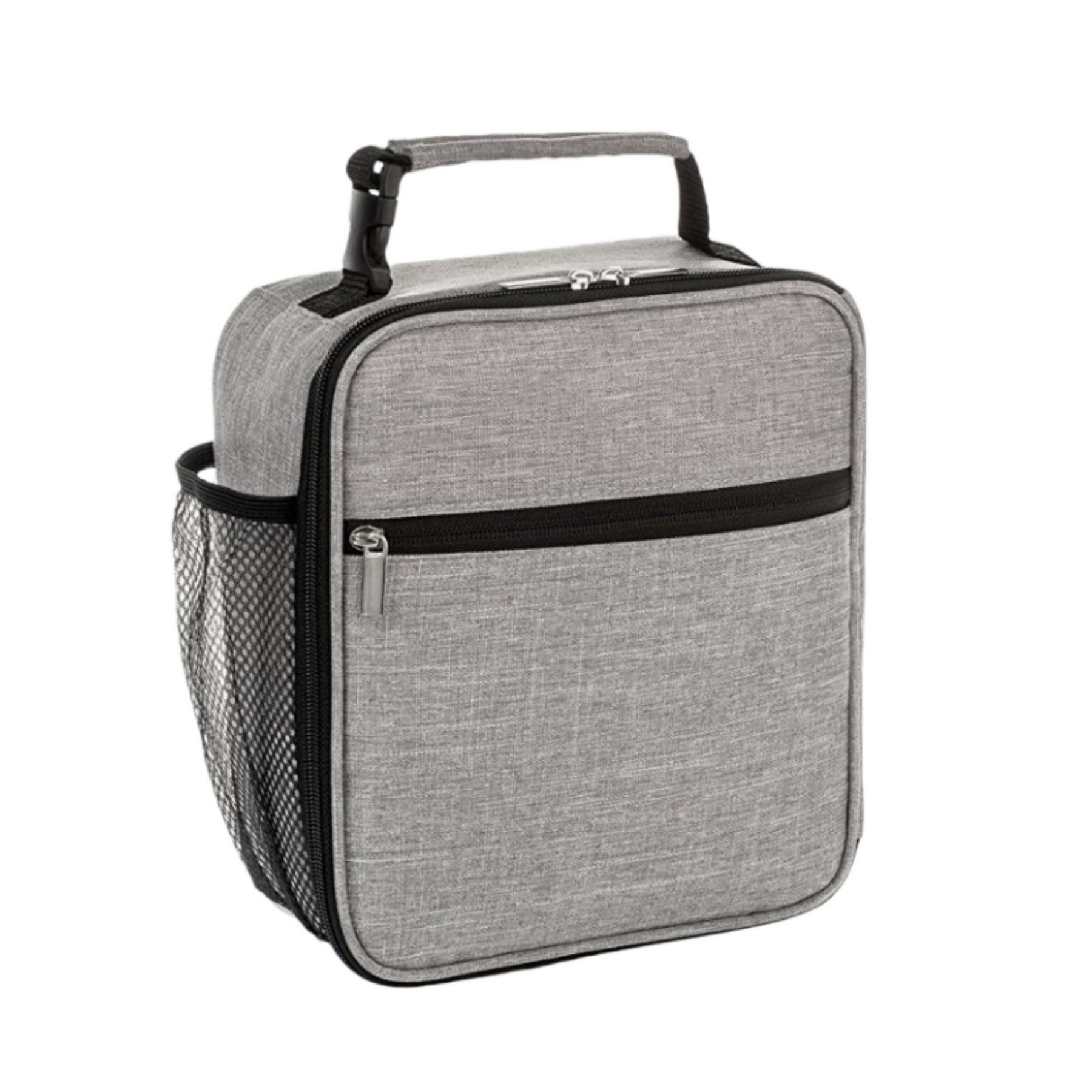Portable Insulated Lunch Bag with Bottle Pocket 8