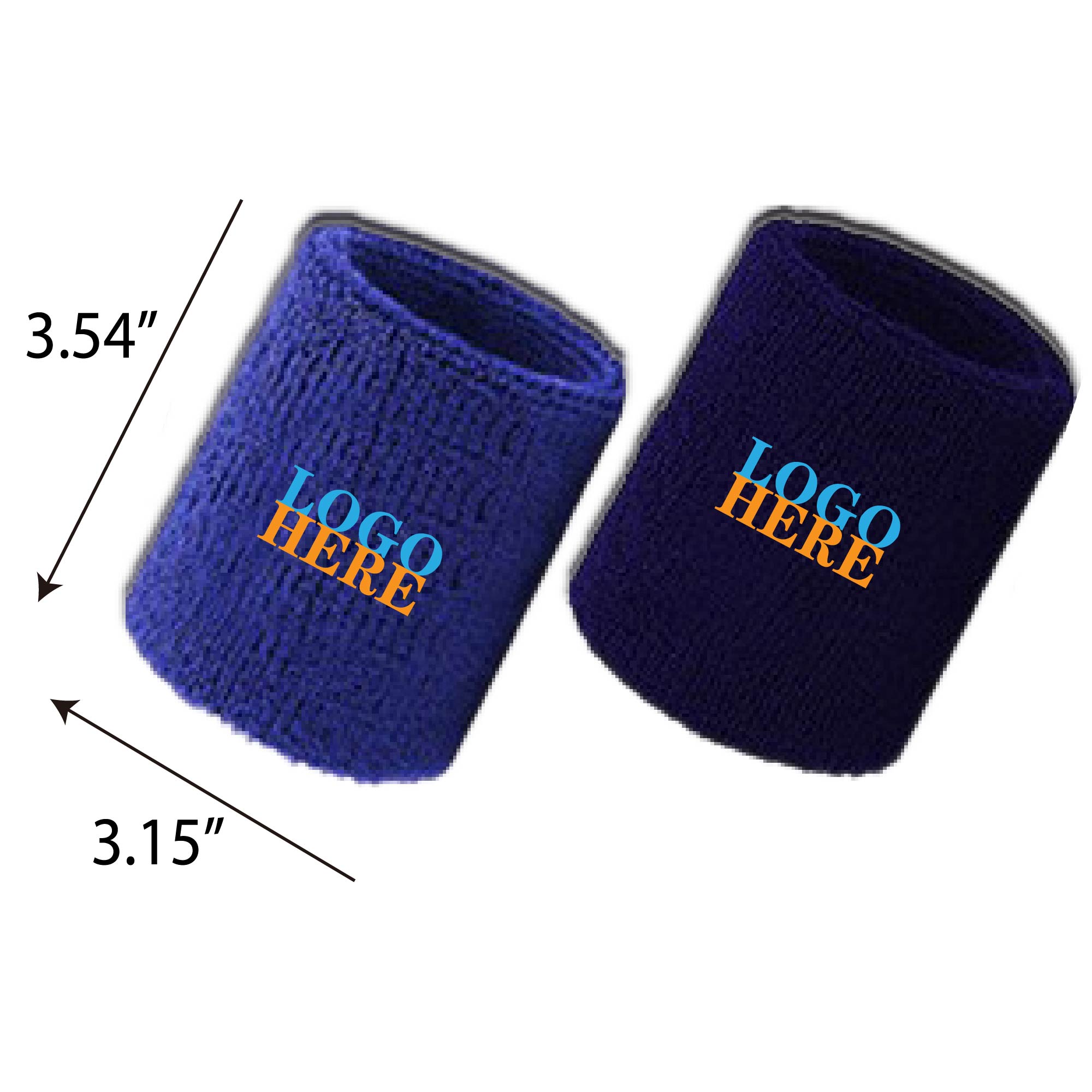 Full Color Wrist Wallet (Wristlet) with Zip - Cotton Sweatband 2