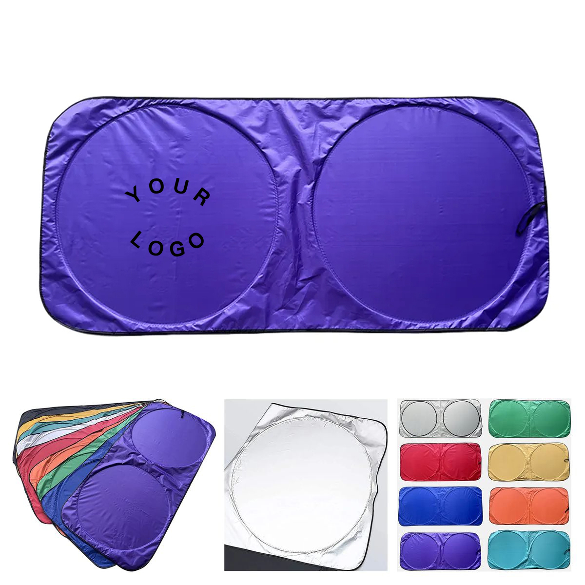 Large 59x27 Inch Car Sunshade for Heat Reduction 2