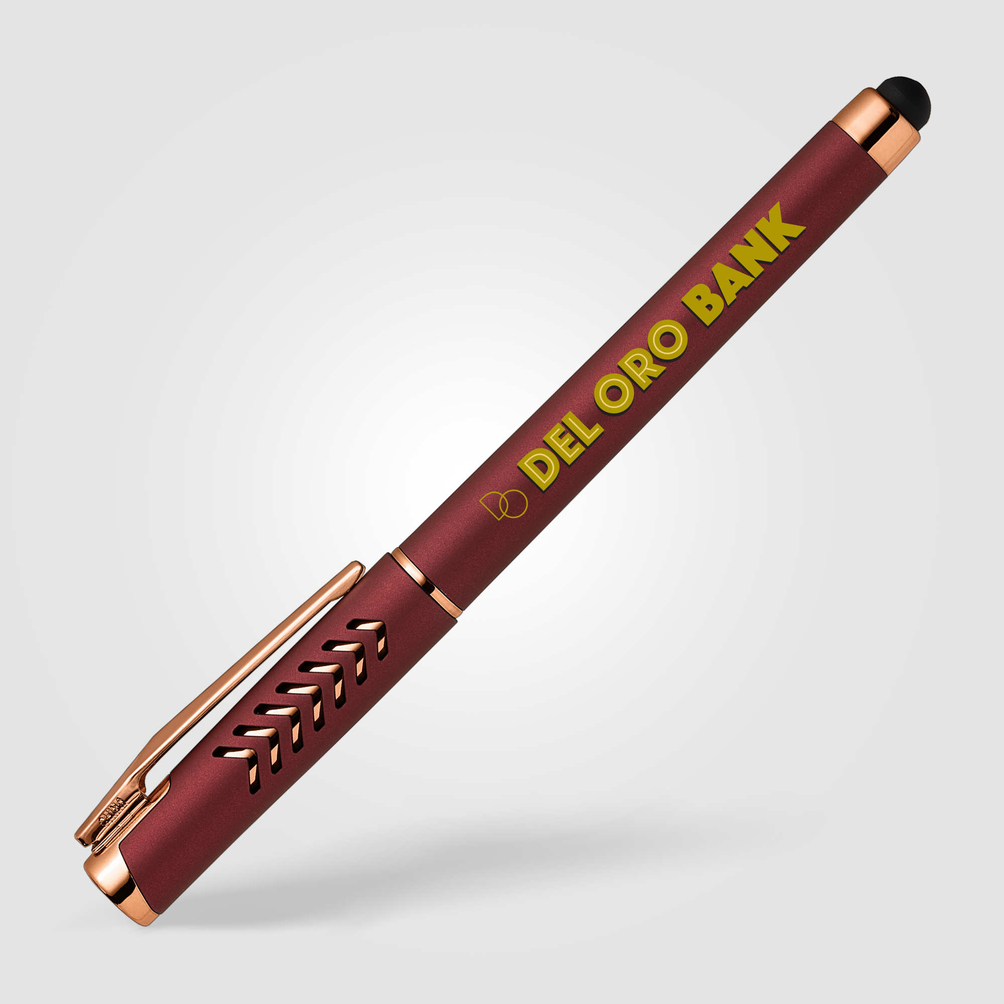 Hollywood Rose Gold Gel Pen w/Stylus 2