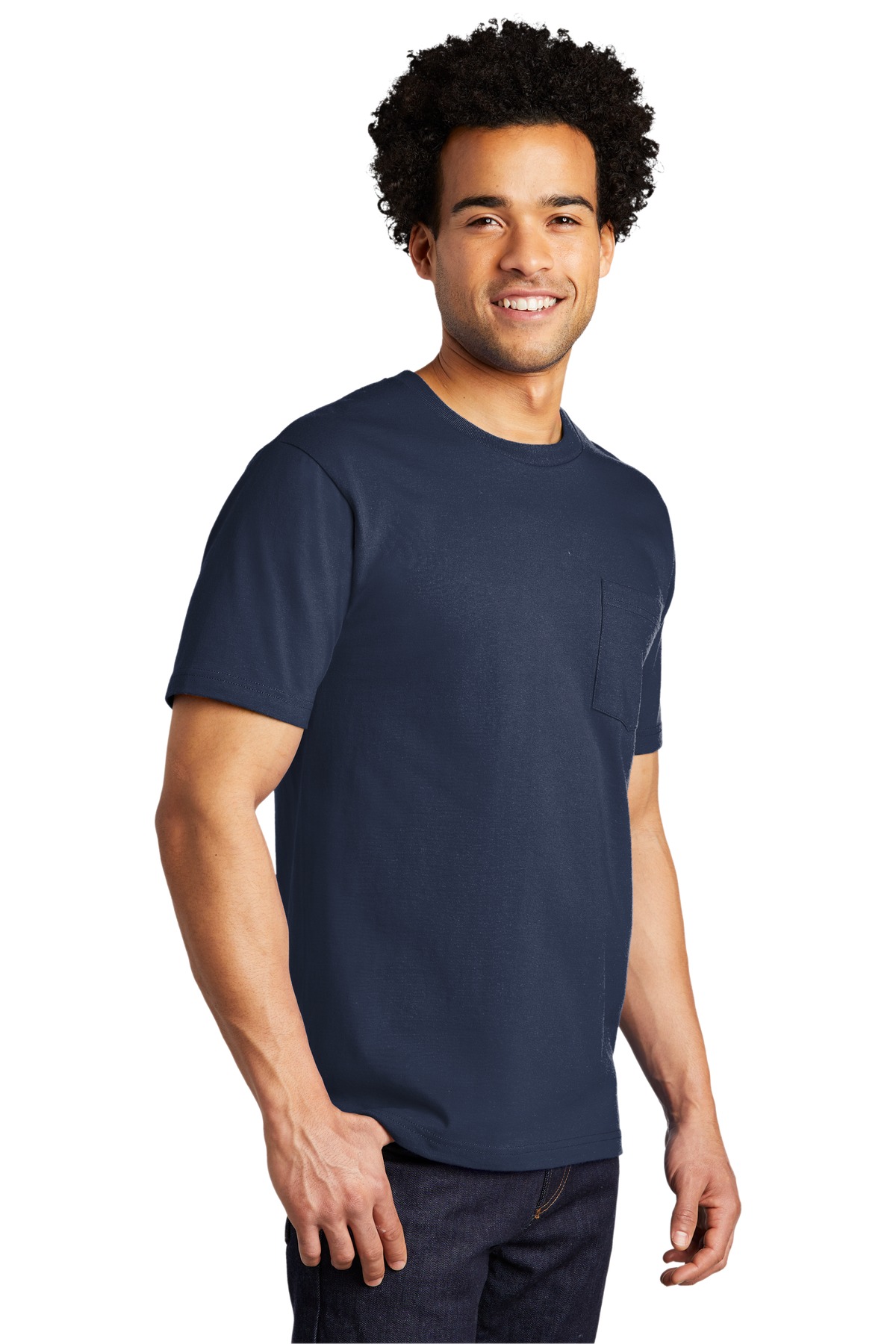 Port & Co Bouncer Pocket Tee PC600P 19