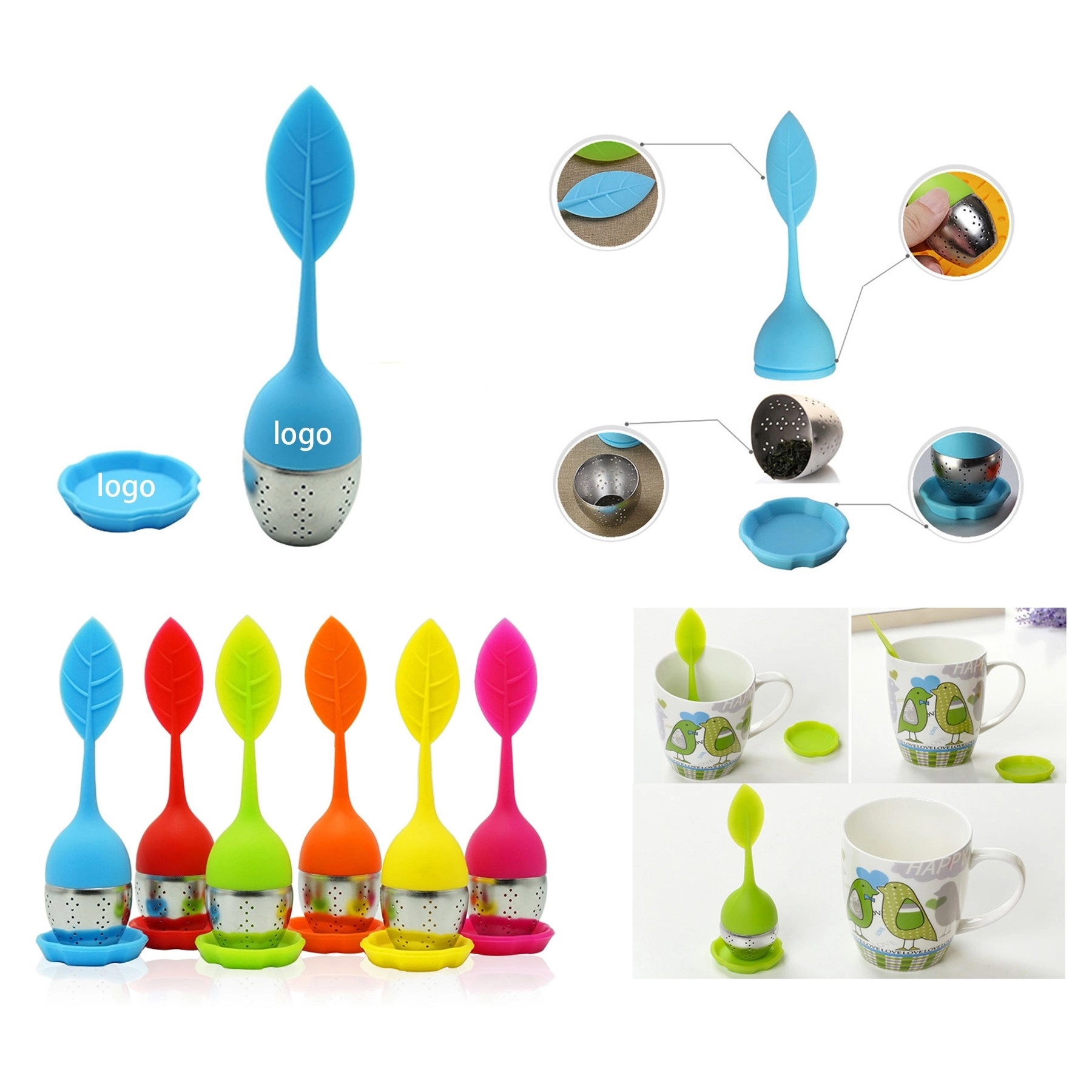 Silicone Tea Infuser Loose Leaf Strainer 4