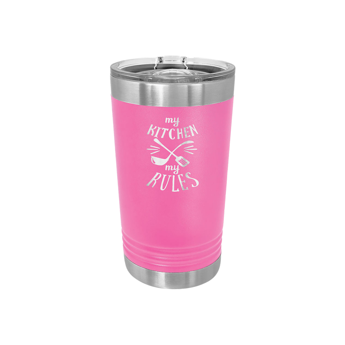 Polar Camel 16oz Stainless Steel Pint w/ Sliding Lid 43