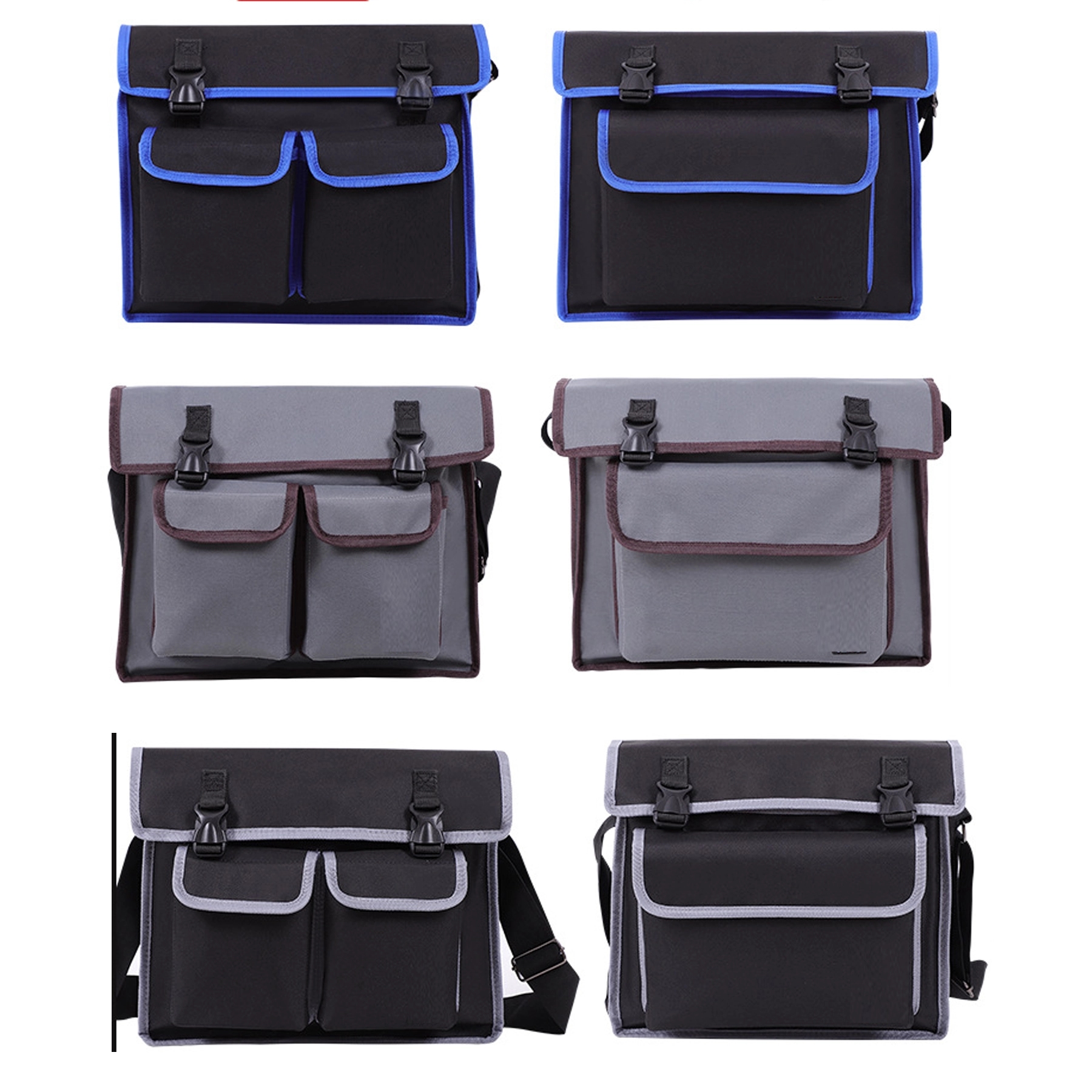 14-inch Wide Mouth Tool Bag with Water Proof Molded Base 4