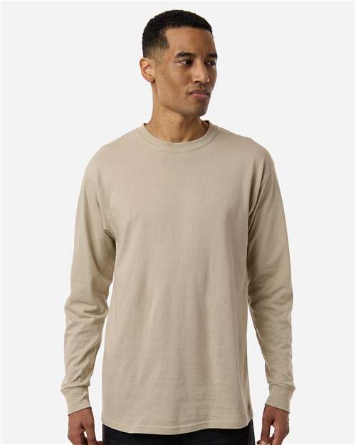 Unisex Gold Soft Touch Long Sleeve T-Shirt - 4820 5