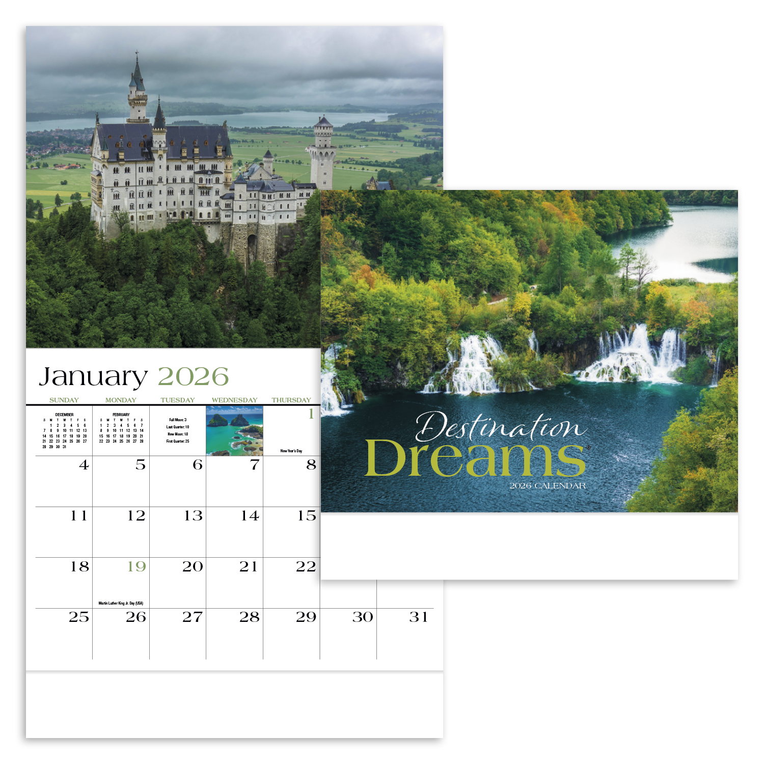 HotLine® Products Destination Dreams® Appointment Calendar - Stapled 52