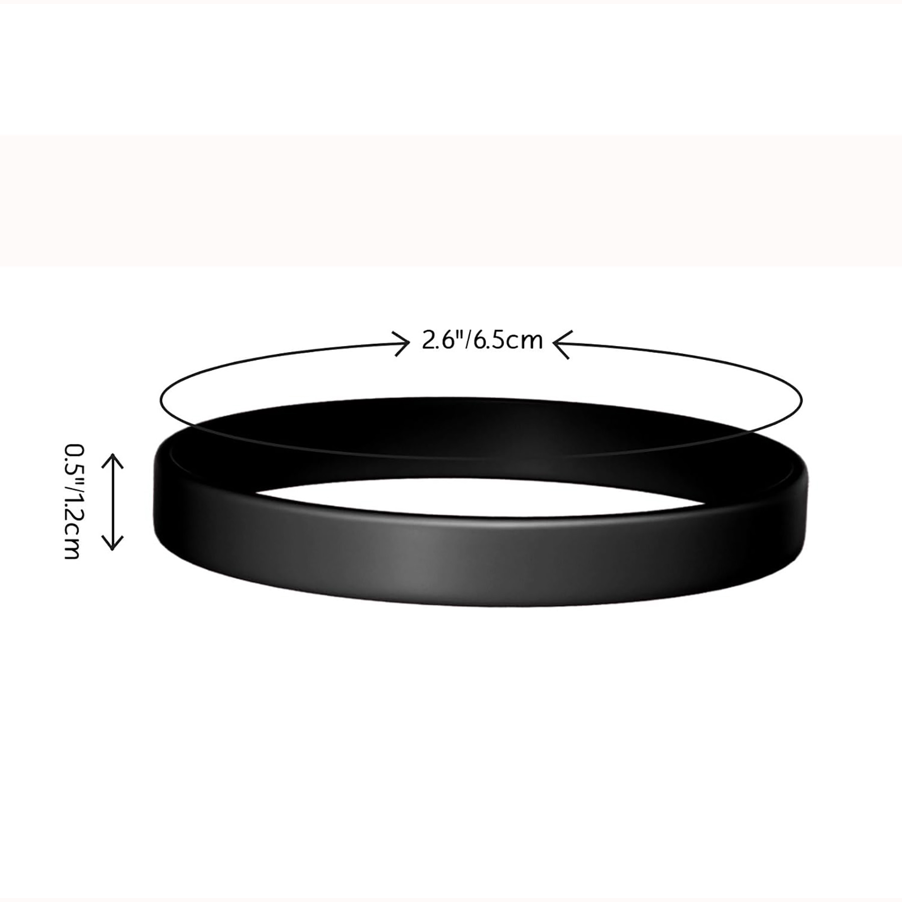Color Blank Rubber Wristbands 10
