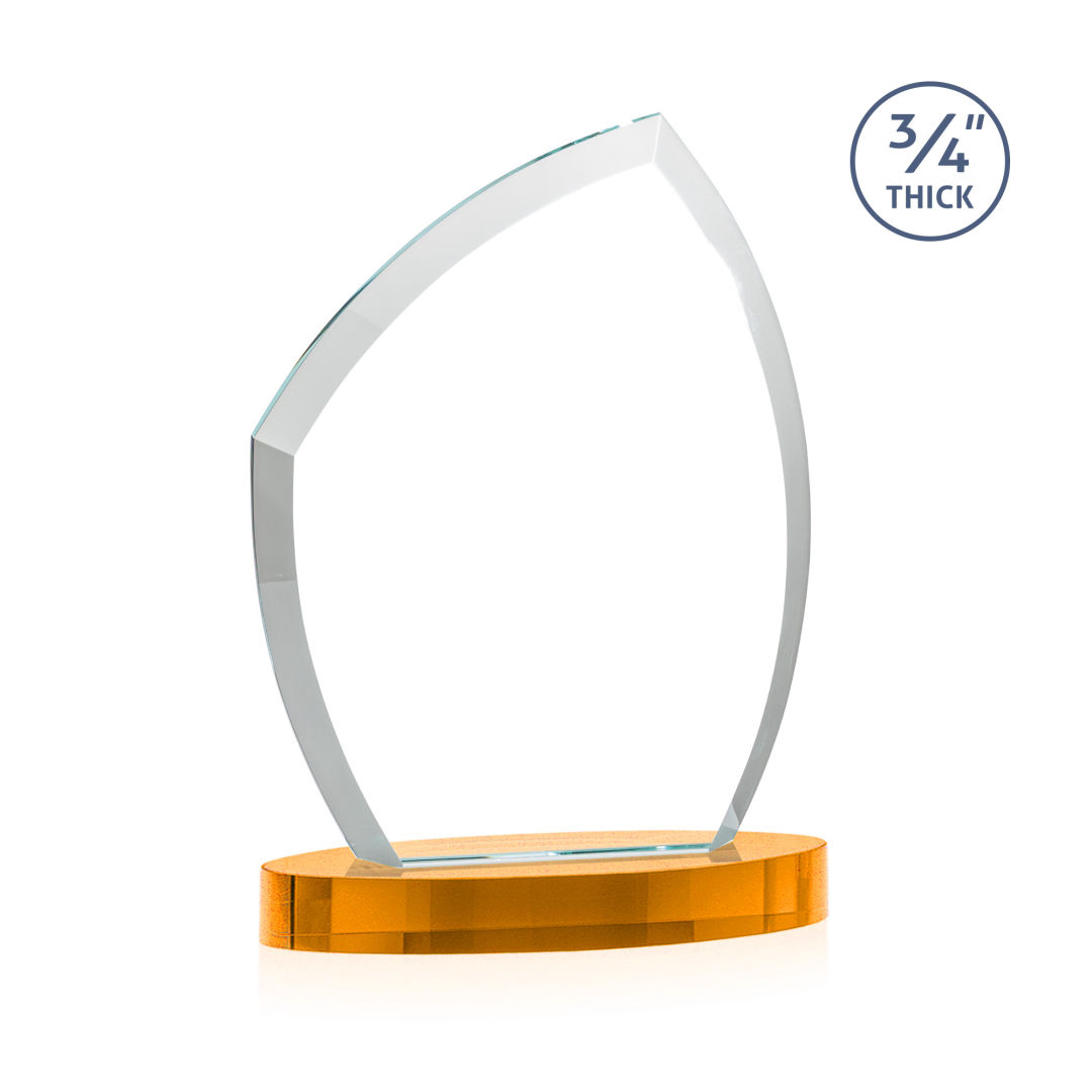 Daltry VividPrint™ Award on Alberton Base - Amber 6
