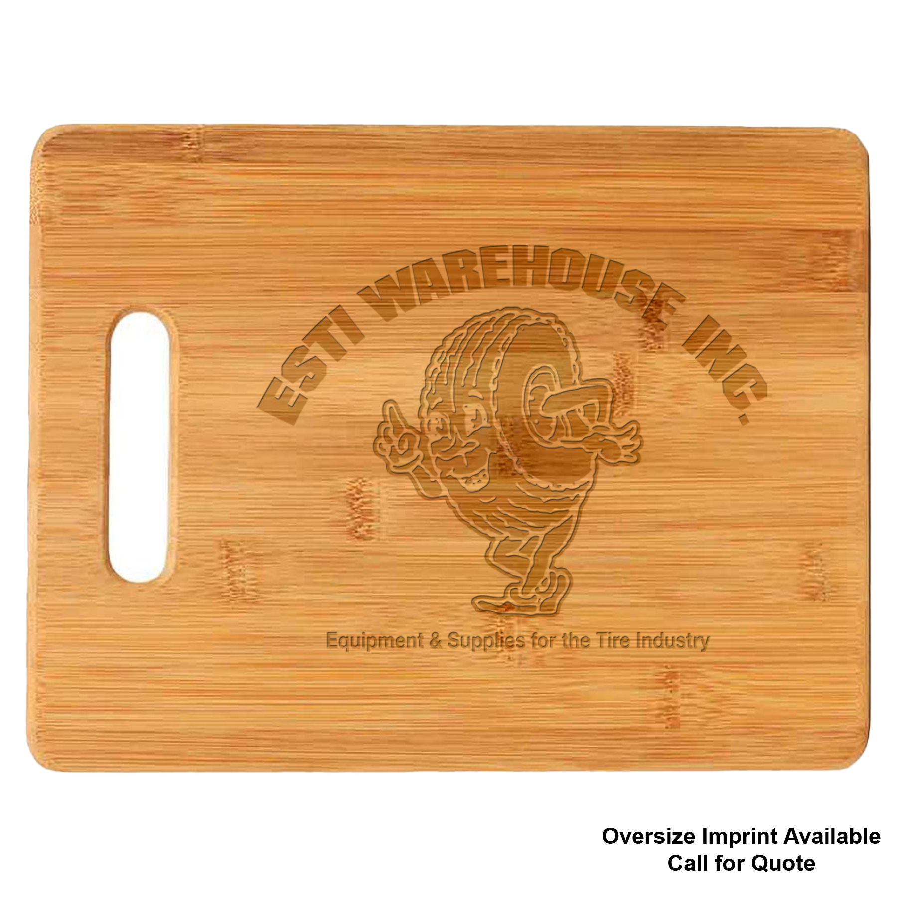 11" x 8" Bamboo Rectangle Shape Cutting Board 4