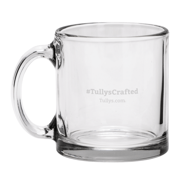 Red Eye 13 oz Libbey Clear Glass Coffee Mug 27