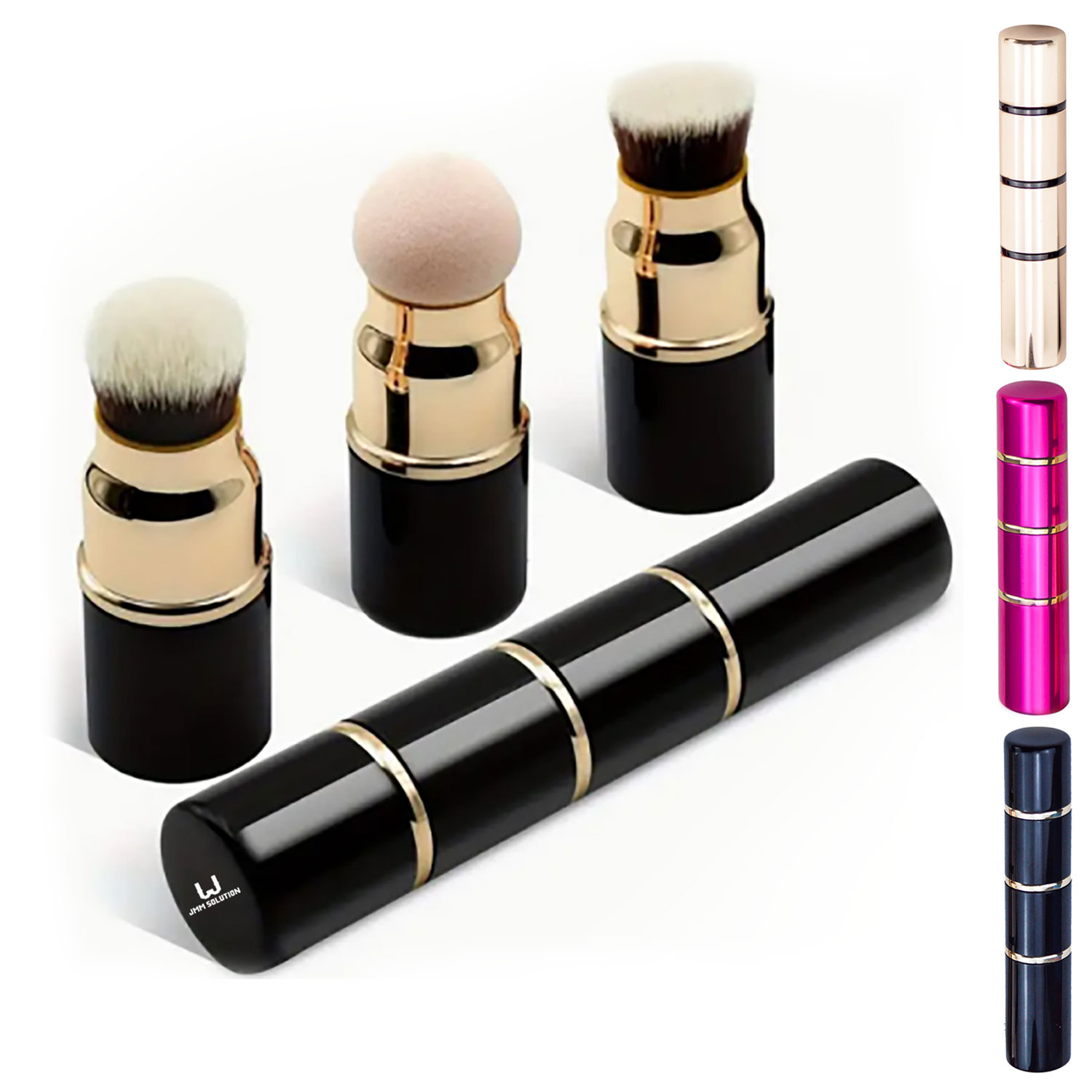Portable 3-In-1 Travel Makeup Blush Brush 9