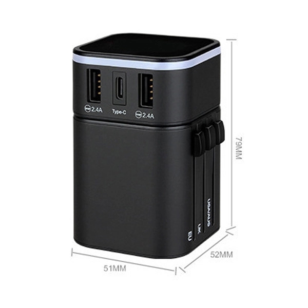 Portable International Universal Type-C Travel Adapter 2