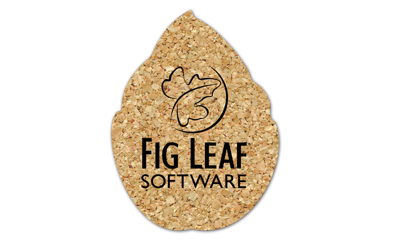 Leaf Cork Coaster