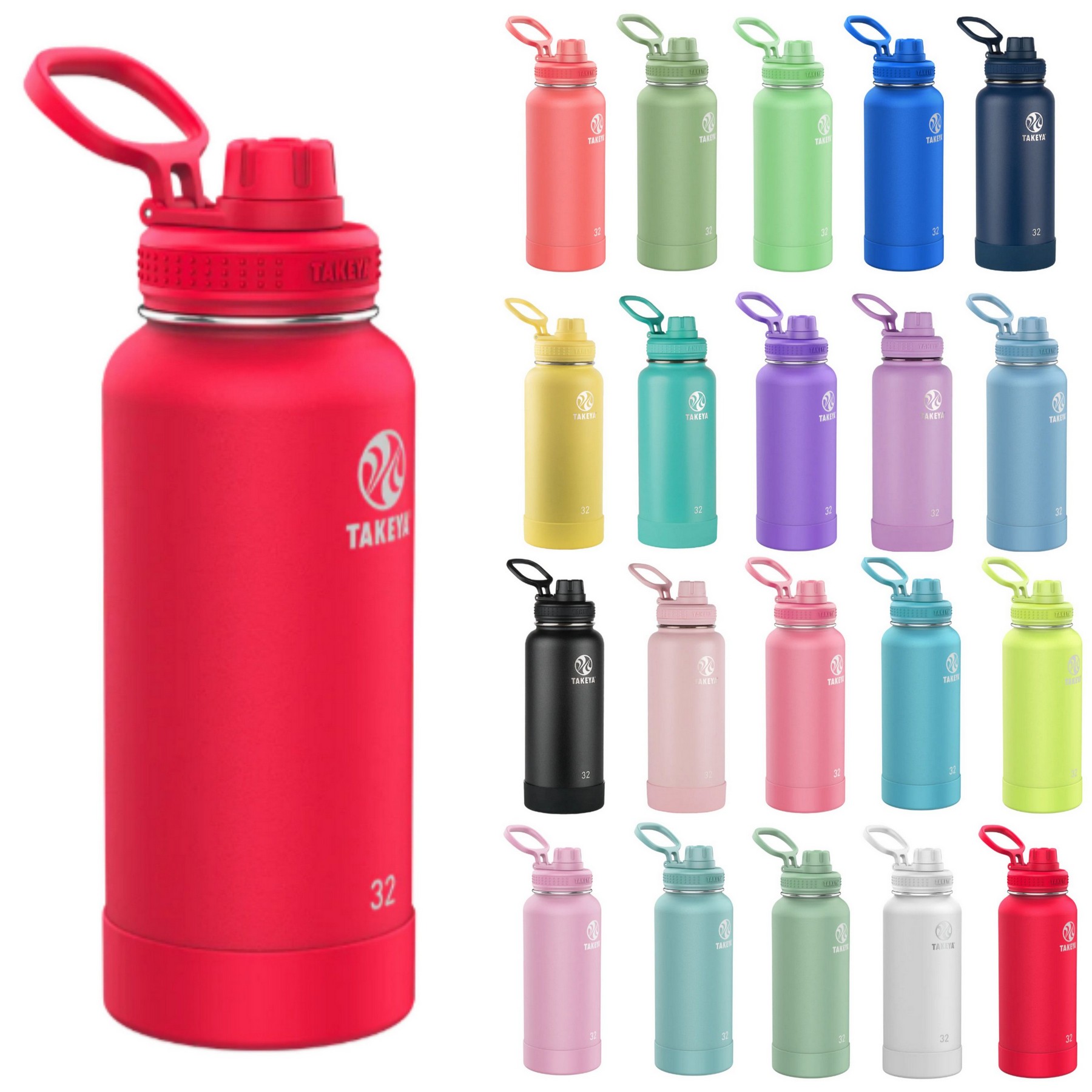 Takeya Active 32 oz Stainless Steel Bottle