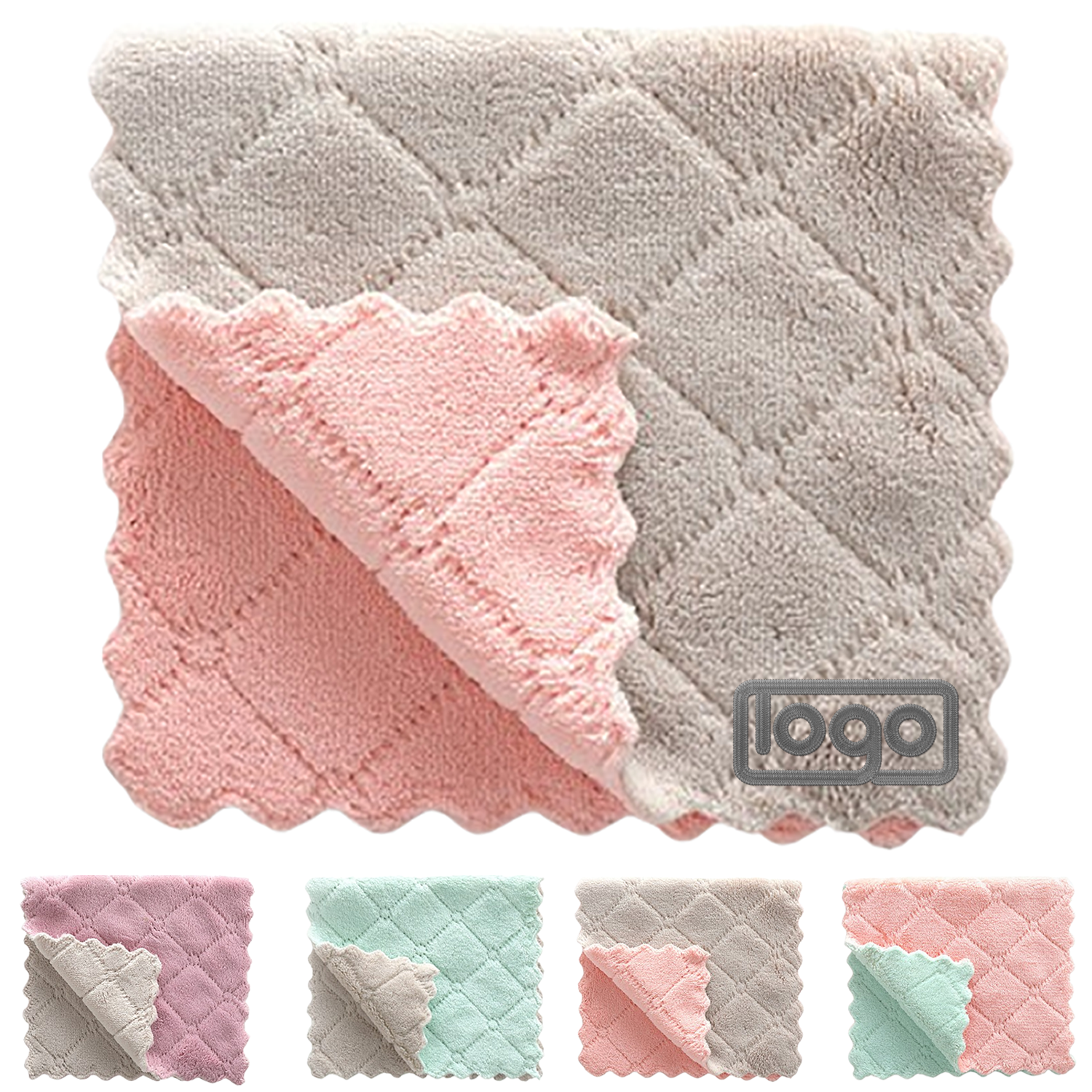 Double-Sided Cleaning Towel Lint-Free & Oil-Resistant