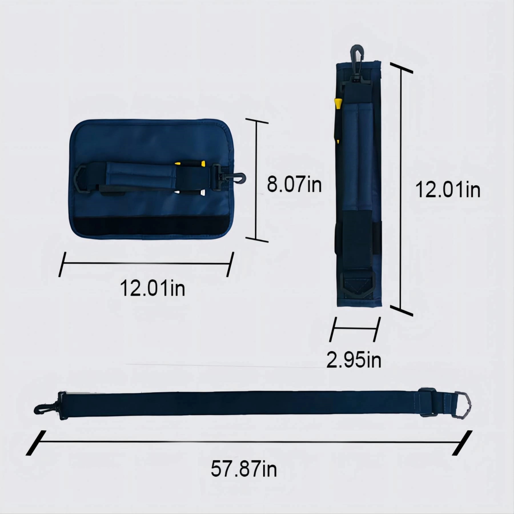 Pitch and Putt Lightweight Stand/Carry Golf Bag Club Covers 3
