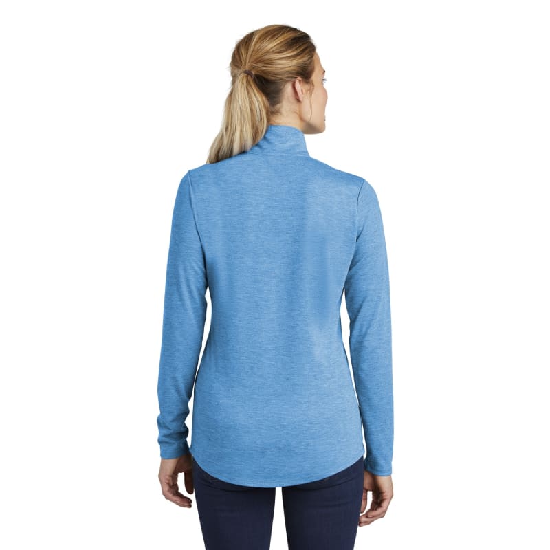 Sport-Tek Women's PosiCharge Tri-Blend Wicking 1/4-Zip Pullover. 41