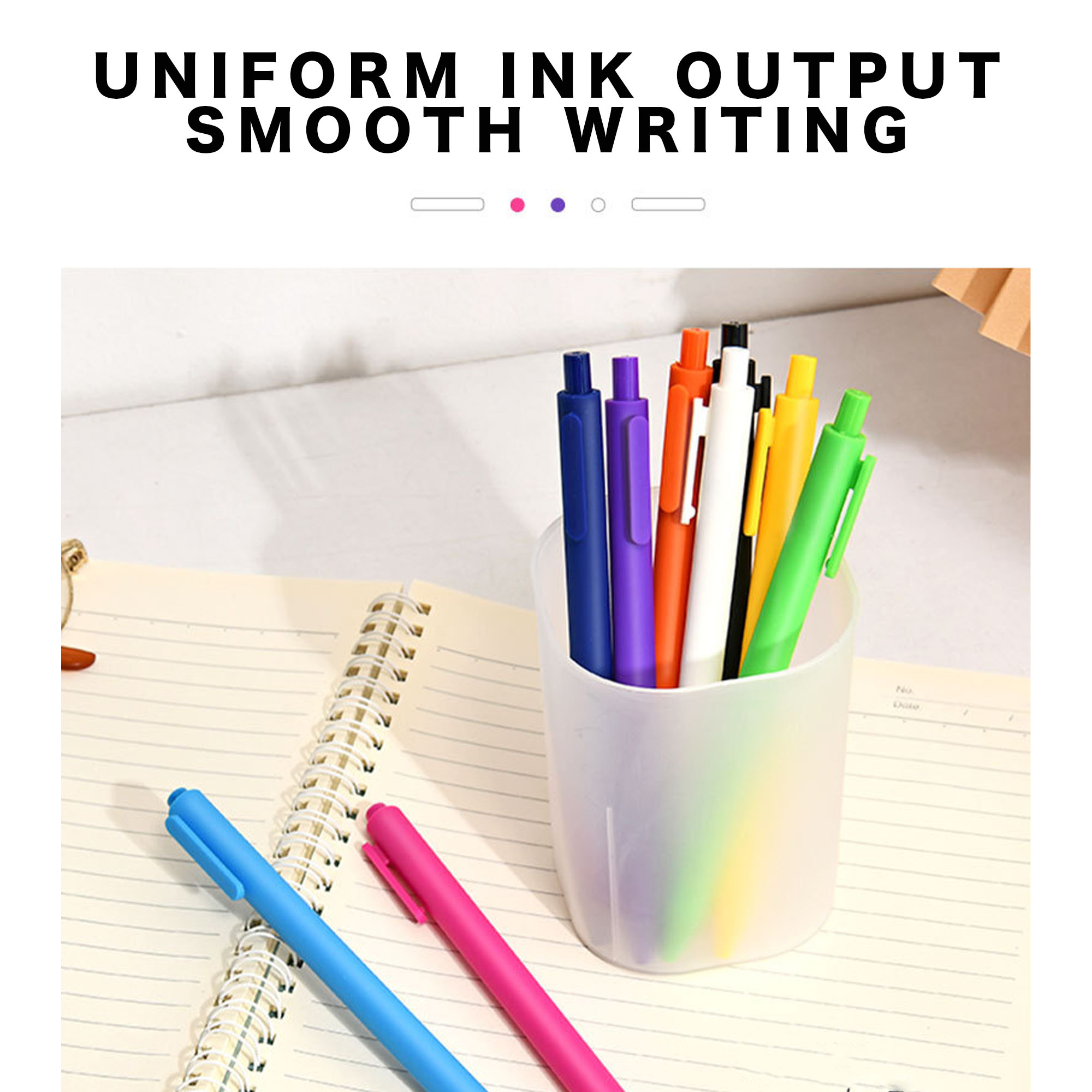Multi Color Press Neutral Pen 3