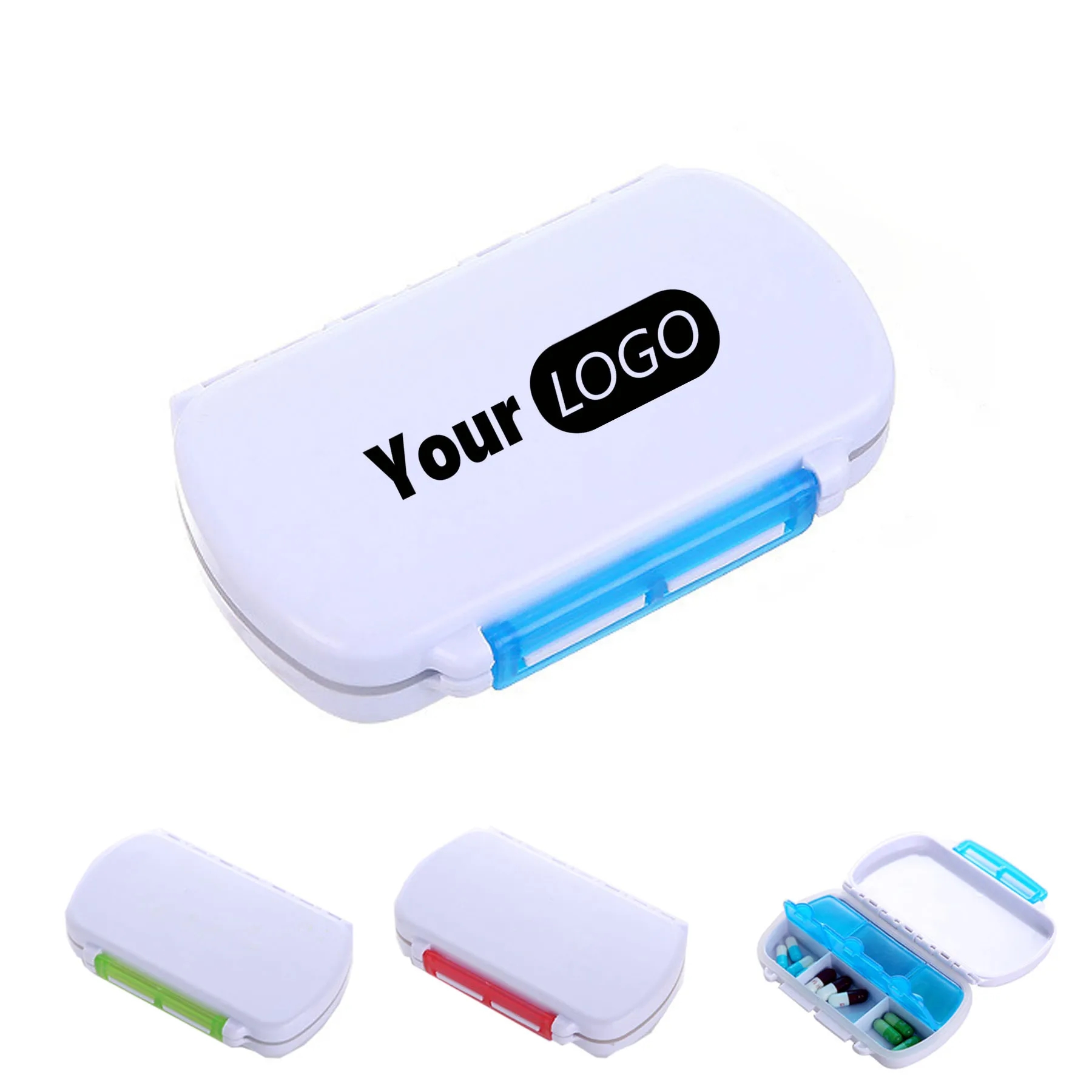 Portable Pill Box With Independent Compartments 6