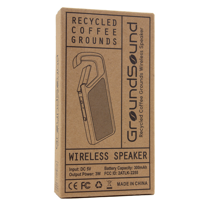 GroundSound Recycled Coffee Grounds Wireless Speaker 20