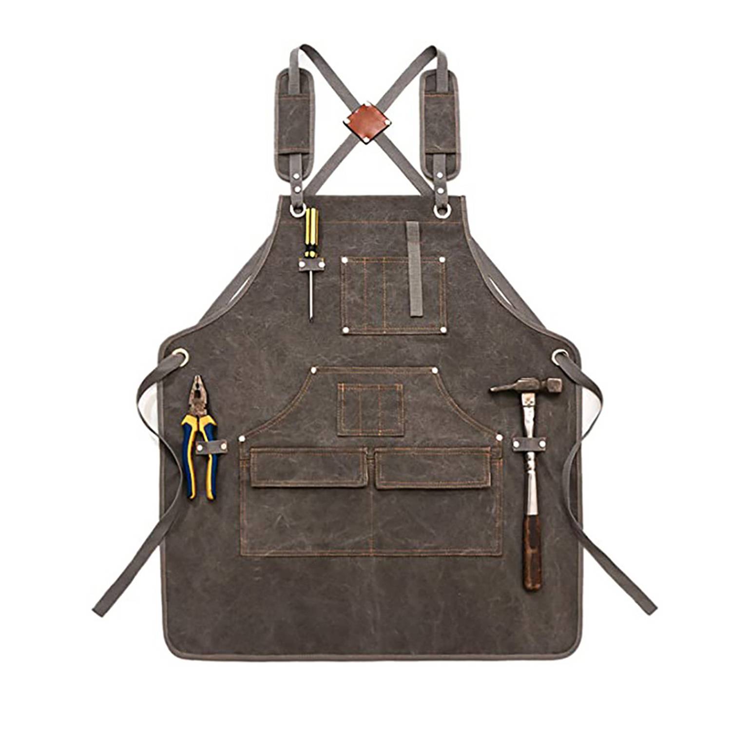 Multi-Pocket Canvas Tool Apron 5