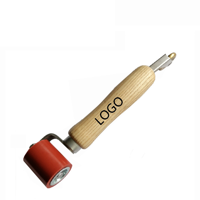 40mm Silicone Seam Damping Roller w/6mm Brass Penny Roller for PVC/TPO/EPDM 1