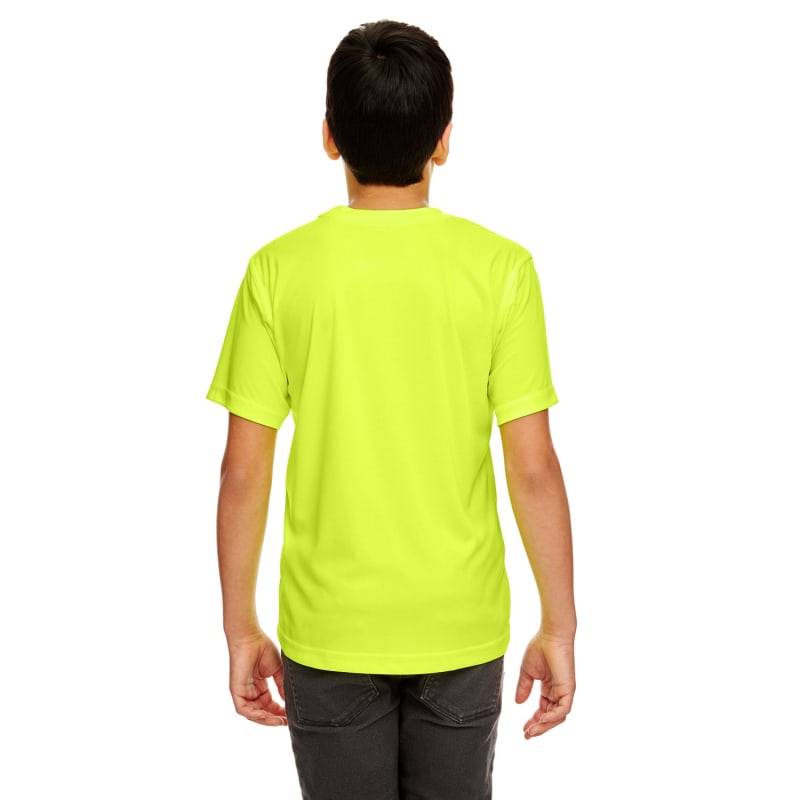 UltraClub Youth Cool & Dry Sport Performance Interlock T-Shirt 65
