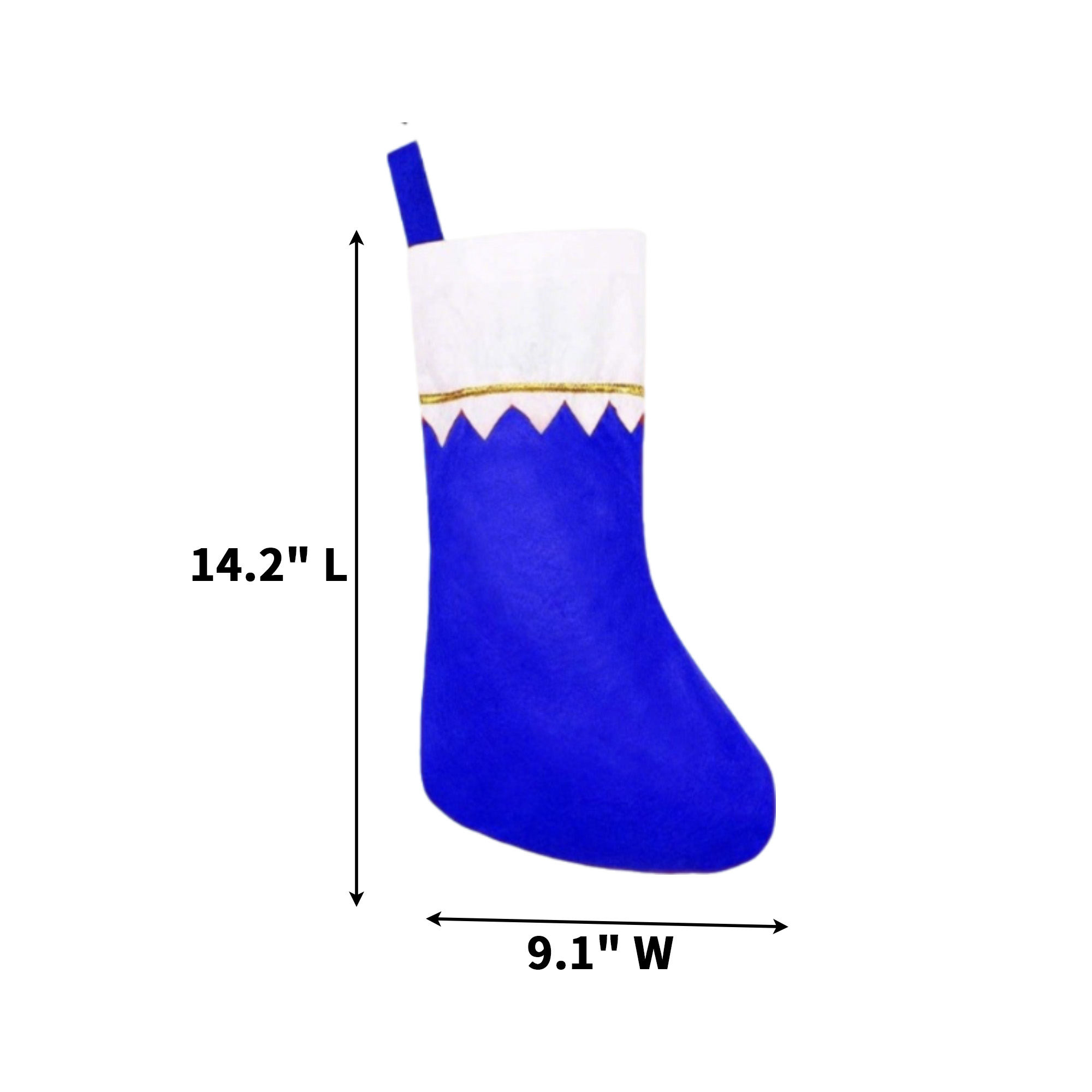 Non Woven Holiday Stocking Gift Holder 14" 13