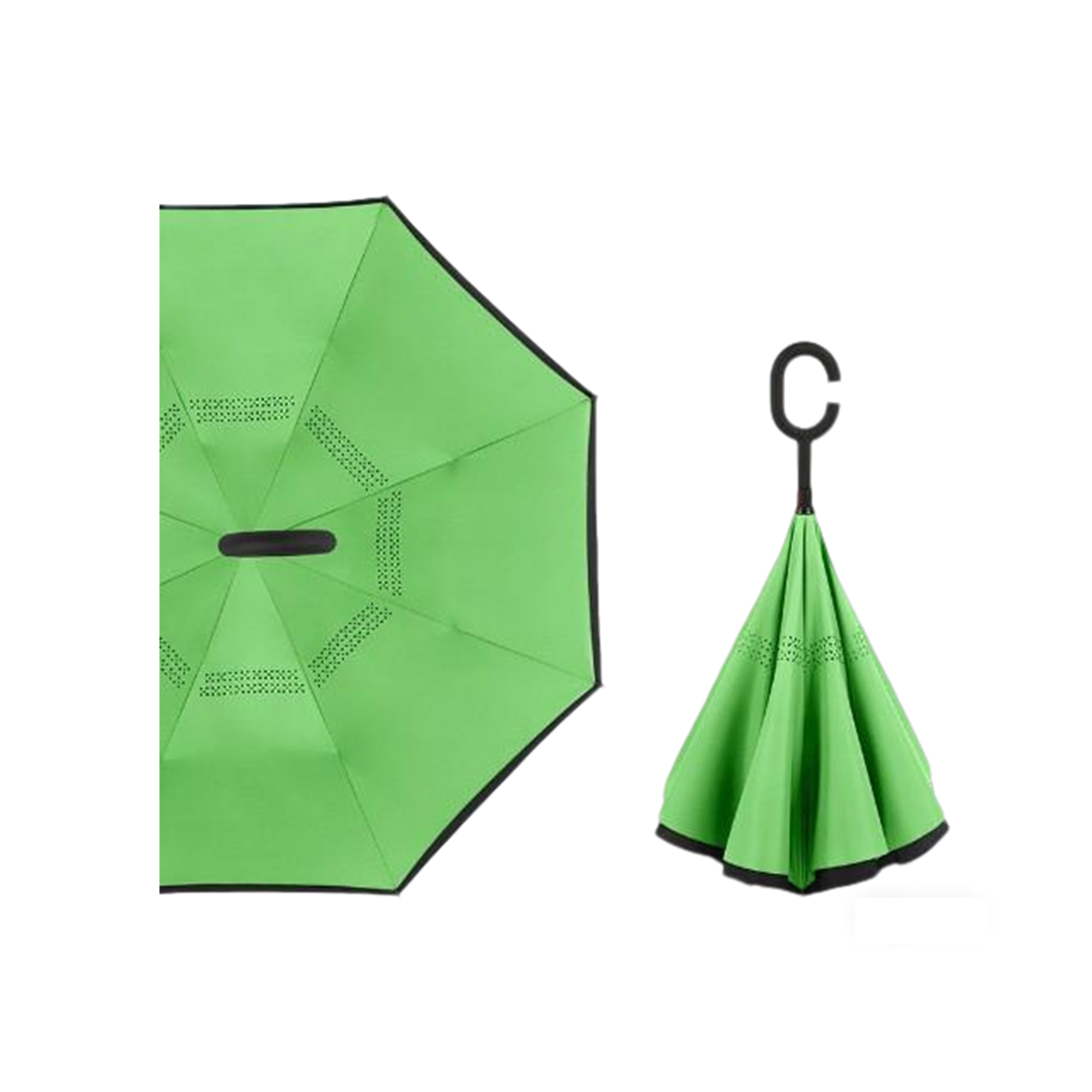 Double Layer Reverse Folding Weather Umbrella 11