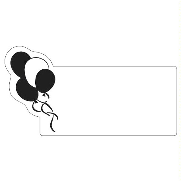 Balloons Business Card Magnet - Full Color 2