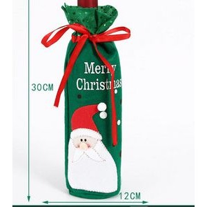 Christmas Wine Bottle Cover 3