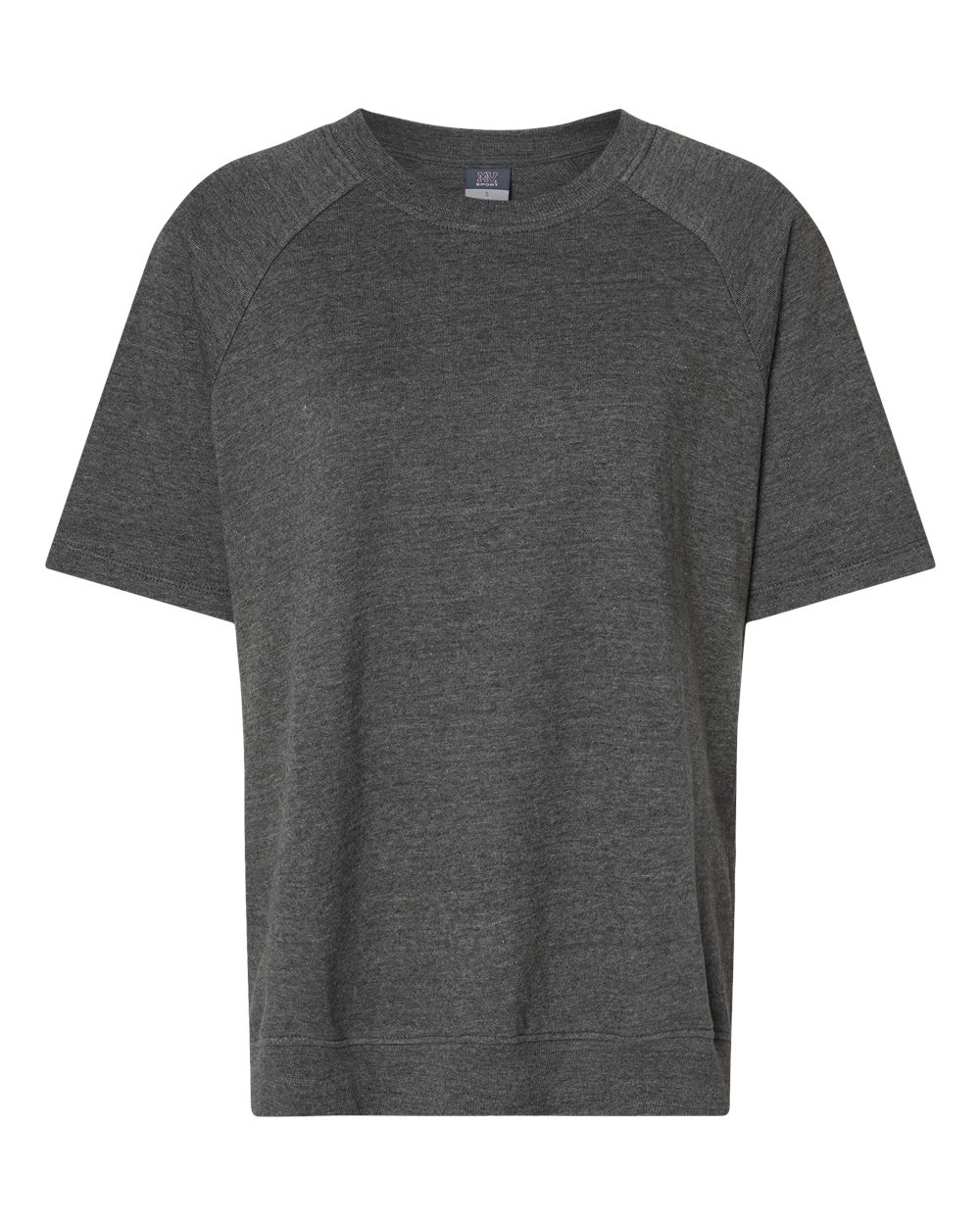 Women's French Terry Short Sleeve Crewneck Sweatshirt - W23711 16