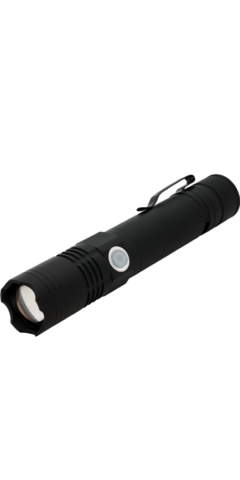 Rechargeable 3W Aluminum Focus Flashlight 8