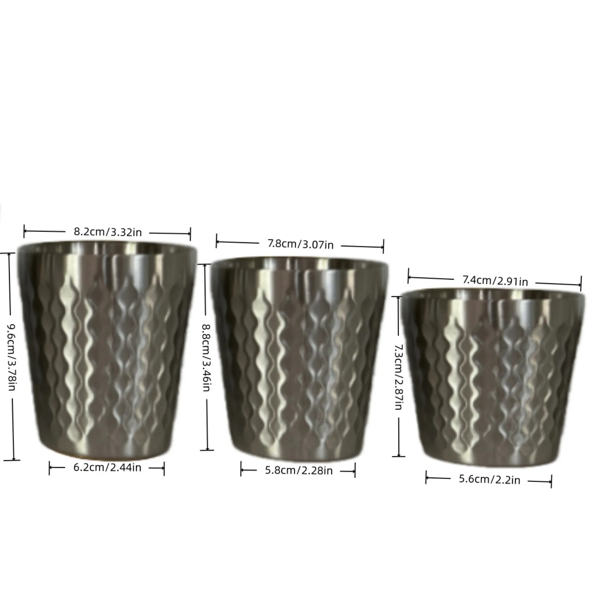 Stainless Steel Stackable Beer Cup 6 oz 22 oz 10