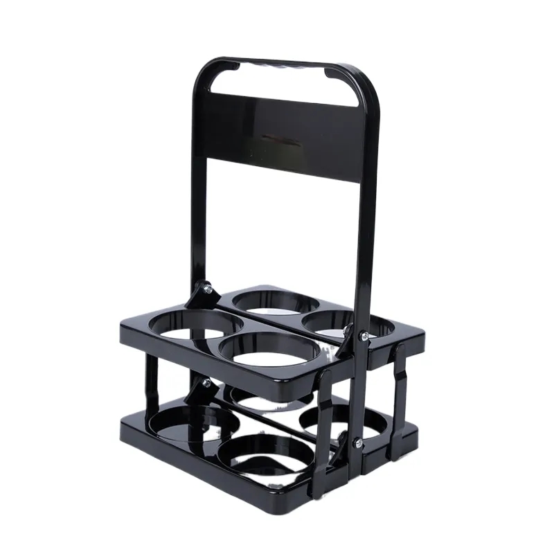 Plastic 4-Bottle Folding Wine Rack 4