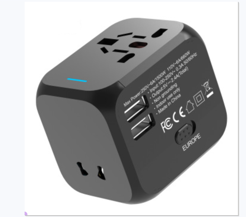 Universal USB Travel Adapter 5