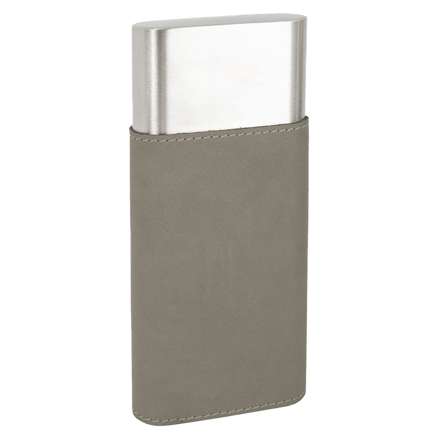 Gray Leatherette Cigar Case w/ Cutter 3