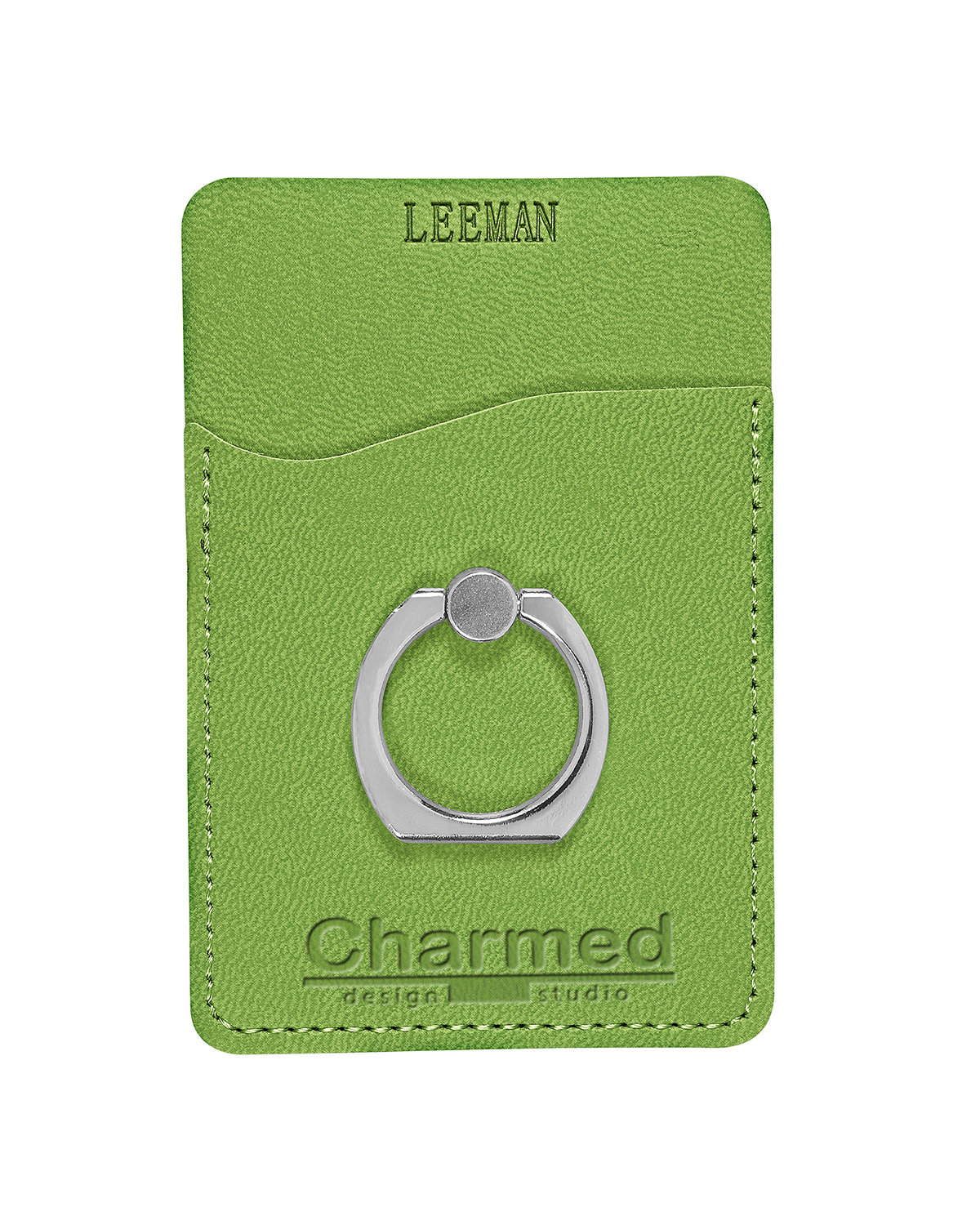 Tuscany Card Holder with Metal Ring Phone Stand 1