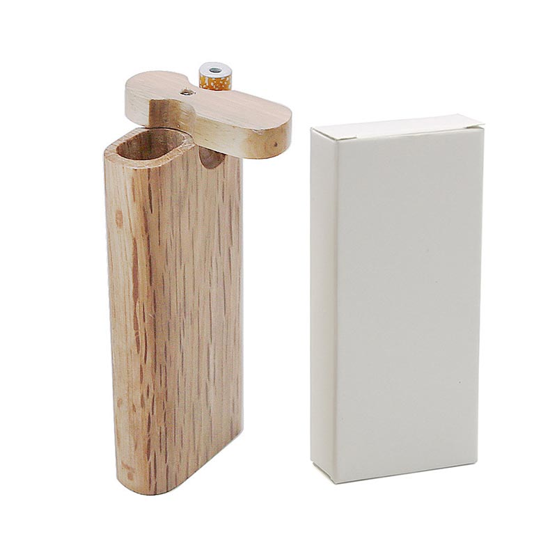 Wood Cirgarette Stash Box Case With Clean Tools 2