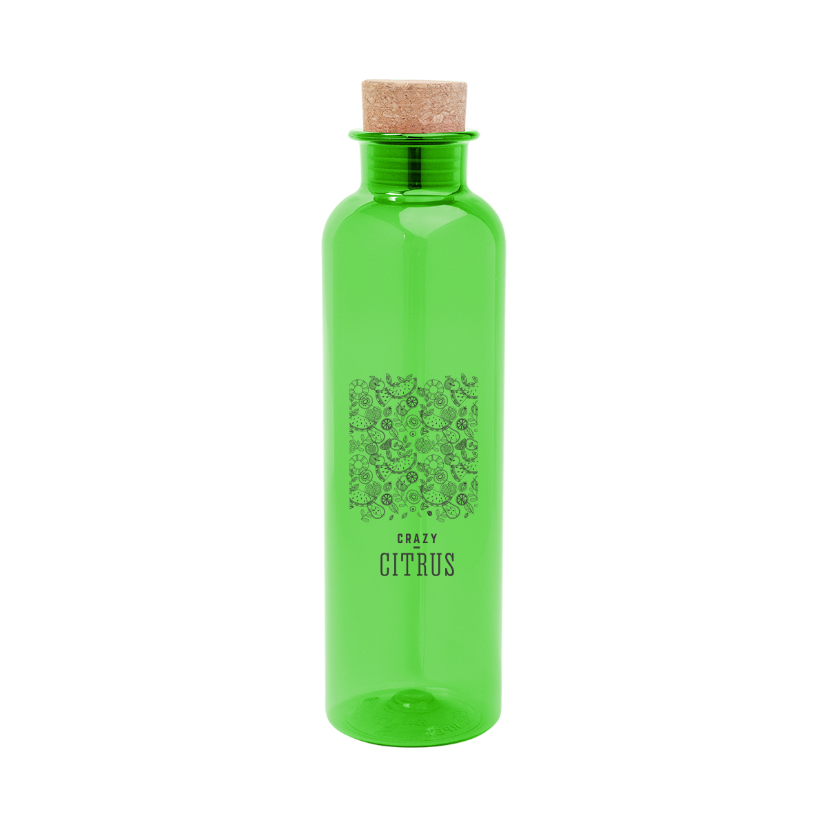 22 Oz. Maddie rPET Bottle With Cork Lid 2