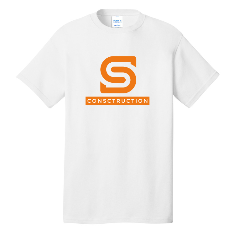 100% White Cotton T-Shirt 4